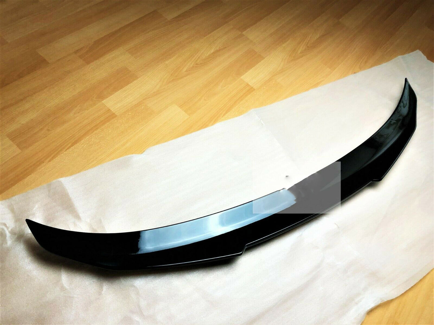 BMW M Sport 3 Series E90 Gloss Black High Kick PSM Ducktail Spoiler 2004 to 2012