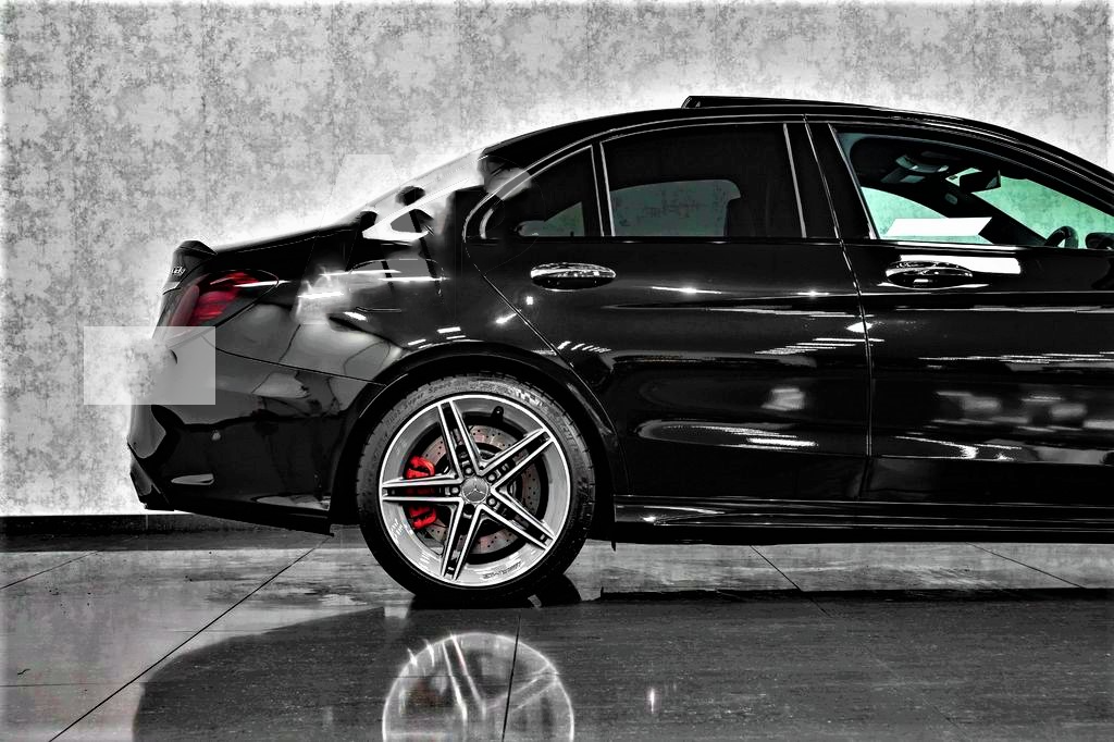 Mercedes C Class C63S AMG Style W205 Carbon Fibre Rear Lip Spoiler 2014-21