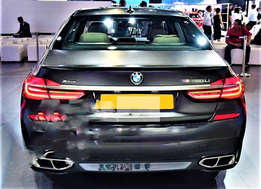 BMW M Performance 7 Series G11 G12 Gloss Black Boot Lip Spoiler 2015 to 2022