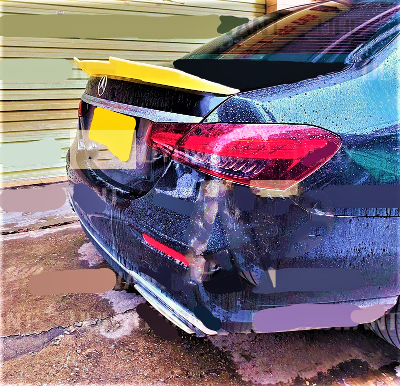 Mercedes E Class W213 Gloss Black High Kick PSM Ducktail Spoiler 2020+