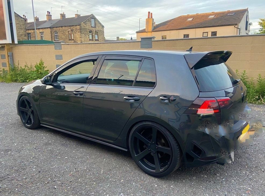 VW Golf R GTD GTI Gloss Black Boot Spoiler MK7-7.5