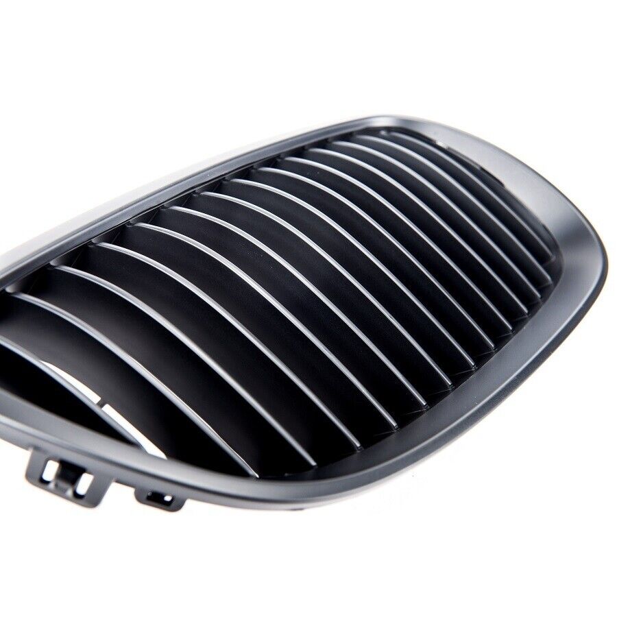 BMW E92 E93 06-10 & M3 MATTE BLACK M PERFORMANCE FRONT KIDNEY GRILLES GRILLS