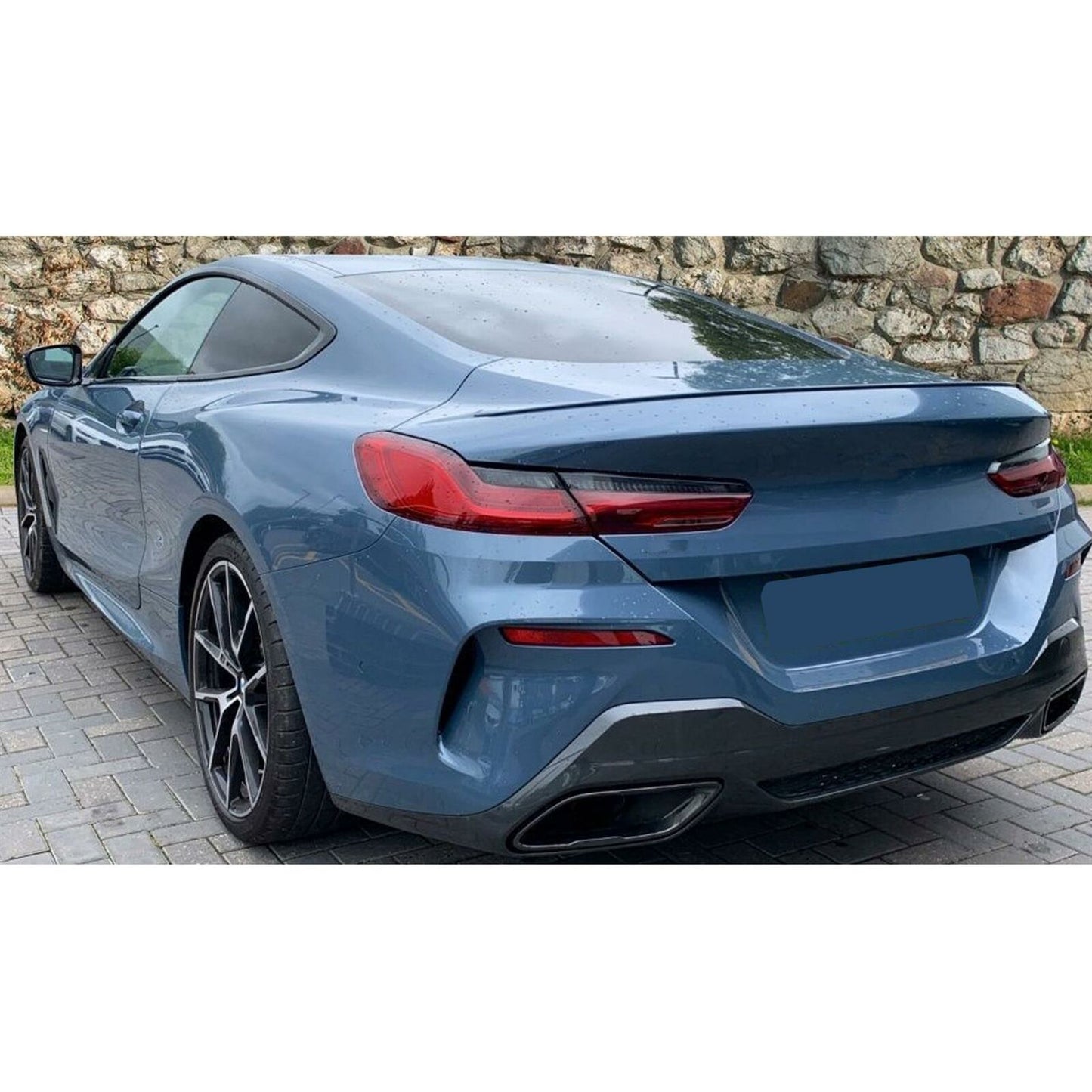 BMW 8 Series Left passenger side wing mirror glass 2018-22 wide angle heated