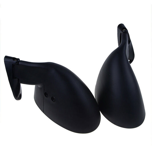 A Pair Universal Car Classic Retro Door Wing Side Mirror Rearview Rat Rod Blue