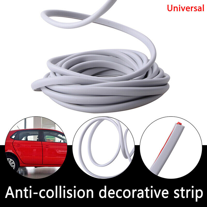 1*Car Door Edge Protector Strips Moulding Trim Scratch Guard U Profile Grey 5M