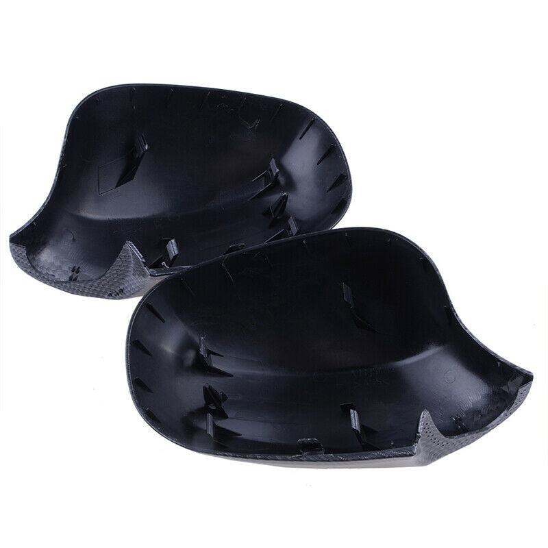 Carbon Fiber Look Mirror Cover Cap For BMW 3 Series E90 E91 E92 E93 2008-2012 UK
