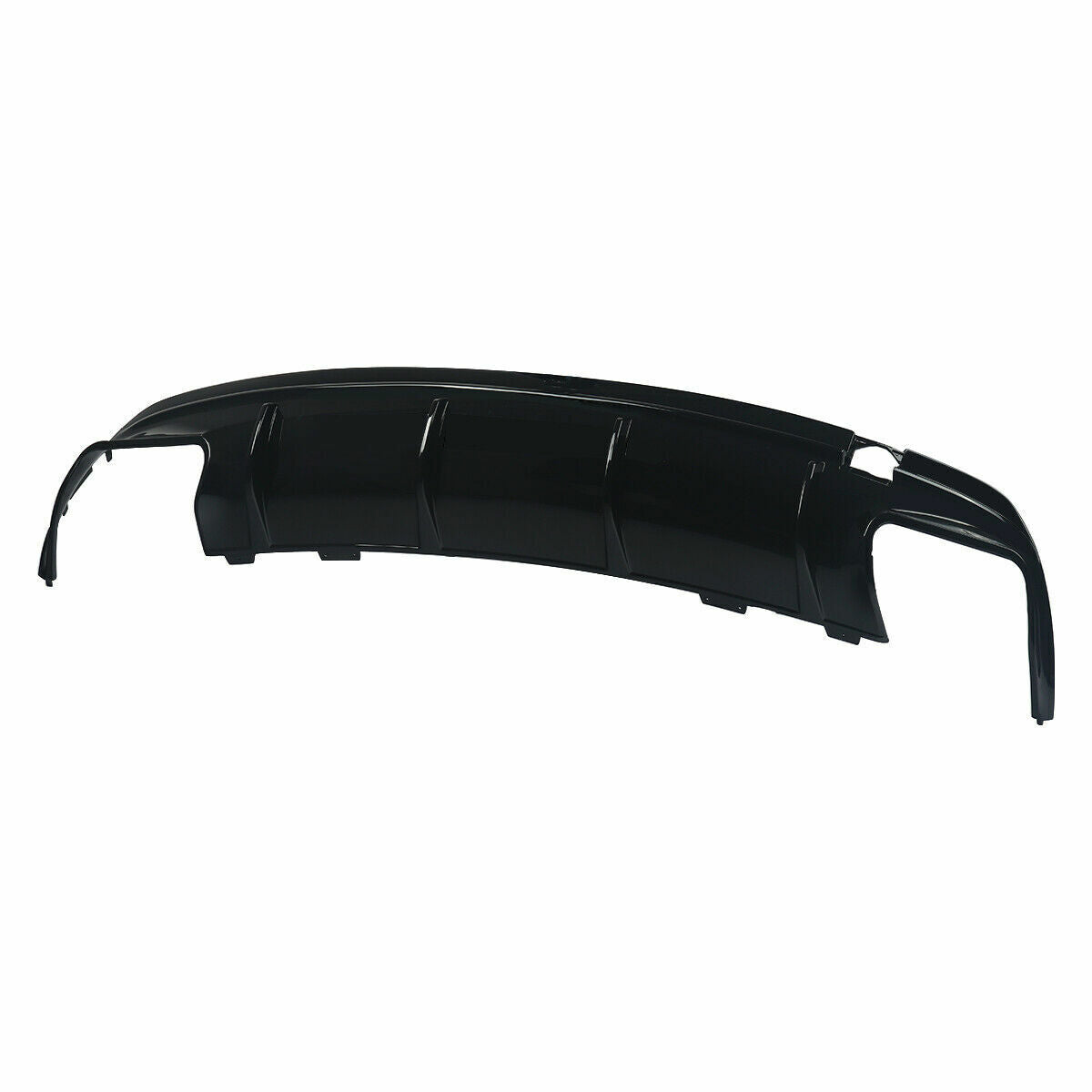 MERCEDES AMG W117 C117 CLA45 GLOSS BLACK REAR DIFFUSER QUAD EXHAUST TAILPIPES
