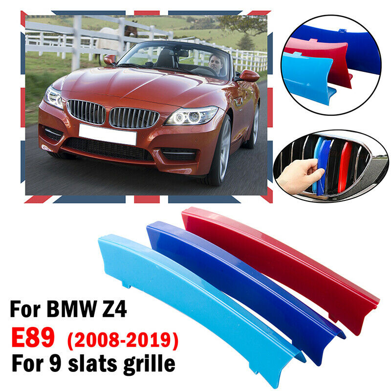 For BMW Z4 E89 2009-2017 Car Grille Cover Trim Kidney Grille Clips Decors HIQ