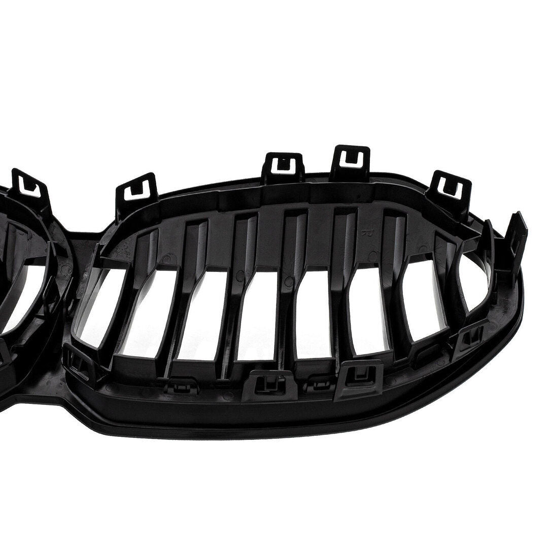 BMW 1 SERIES F40 GLOSS BLACK FRONT KIDNEY GRILLES GRILLS M PERFORMANCE UK
