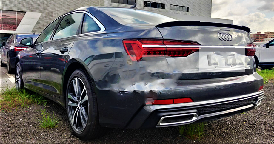 Audi RS6 Look A6 S6 RS6 C8 Saloon Carbon Fibre M4 Style Boot Lip Spoiler 2018 plus
