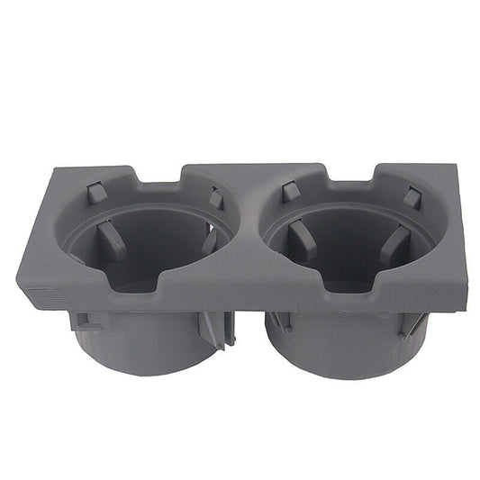 Center Console Drink Cup Holder Storage For BMW E46 325 328 330 1999-06 Grey