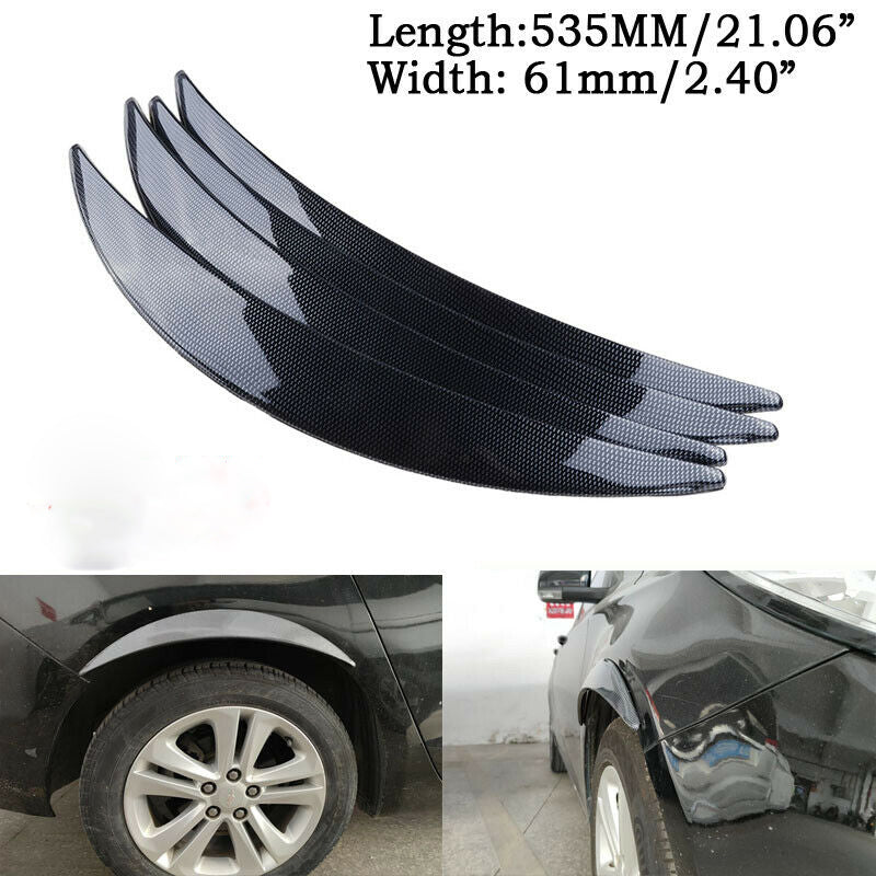 Set 54cm Wide Universal Fender Flares Wheel Arch Extension Arches Trims JDM UK h