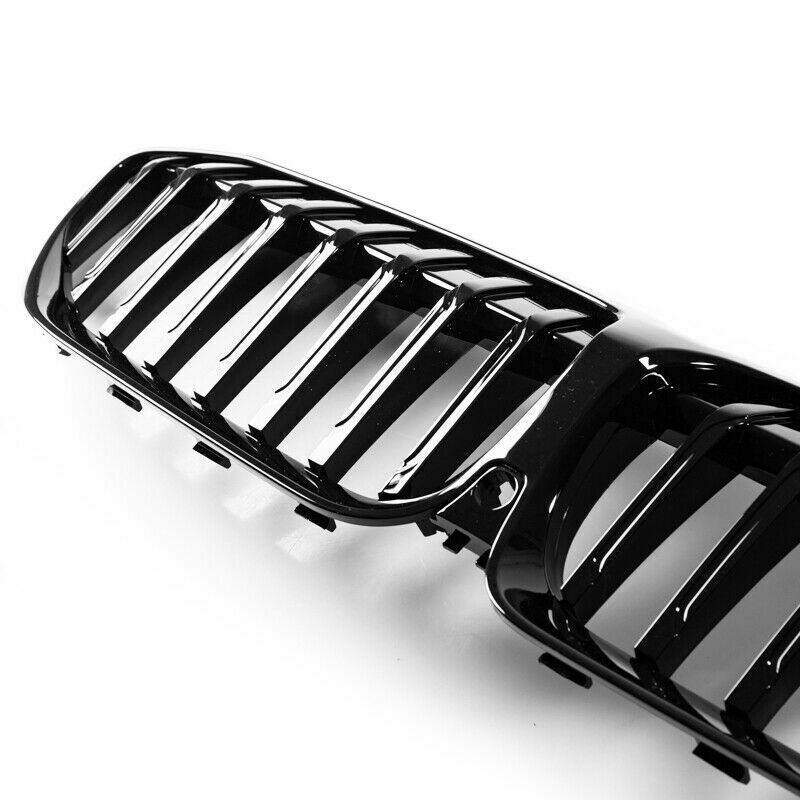 BMW 3 SERIES G20 G21 M PERFORMANCE LOOK GLOSS BLACK FRONT KIDNEY GRILLES GRILLS