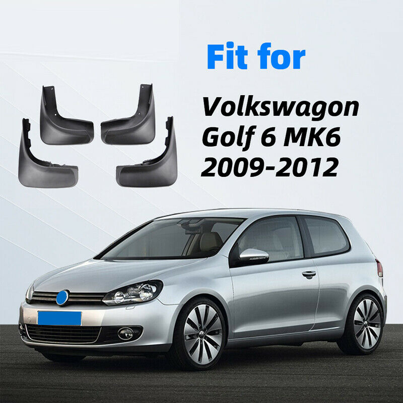 FOR VW GOLF MK6 6 08-13 UK FRONT REAR MUD FLAPS BRAND NEW MUDFLAPS FENDER SET UK