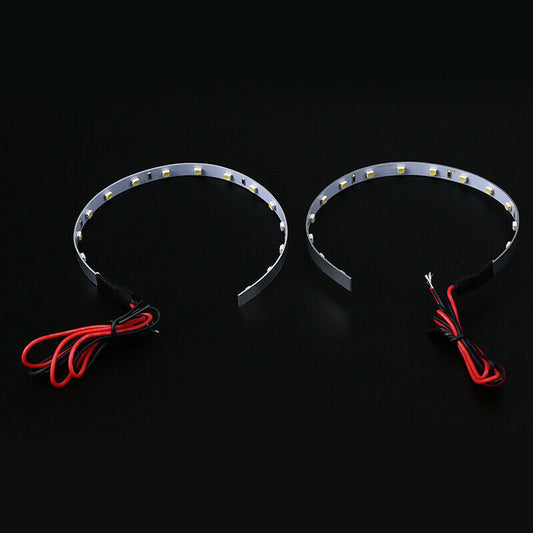 15LED Car Devil Eyes Demon Eye Light for 3" Headlight Projector Halo Ring Amber