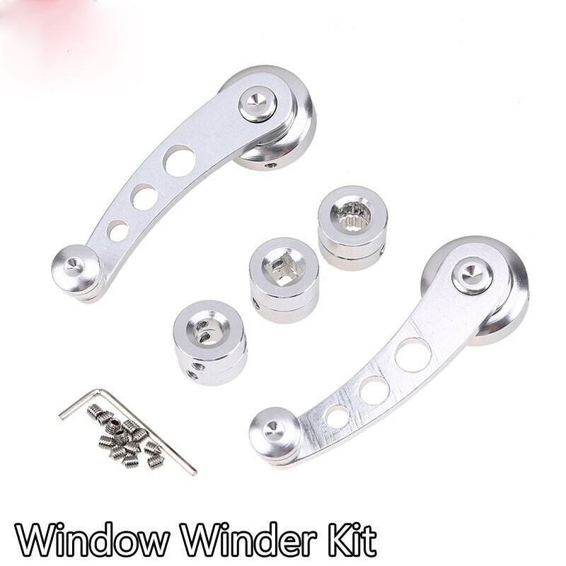 Chrome Universal Car Window Handle Winder Riser Replacement Winder Crank Riser