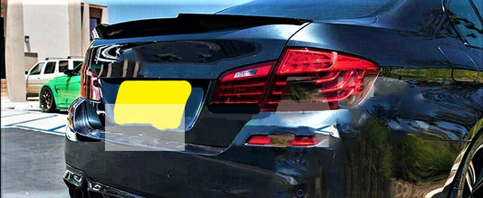 BMW M Sport 5 Series M5 F10 Gloss Black M4 Style Boot Lip Spoiler 2010-2017