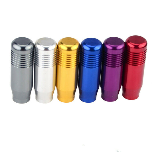 Universal Car Aluminum Manual Gear Stick Shift Shifter Lever Knob 85mm Silver