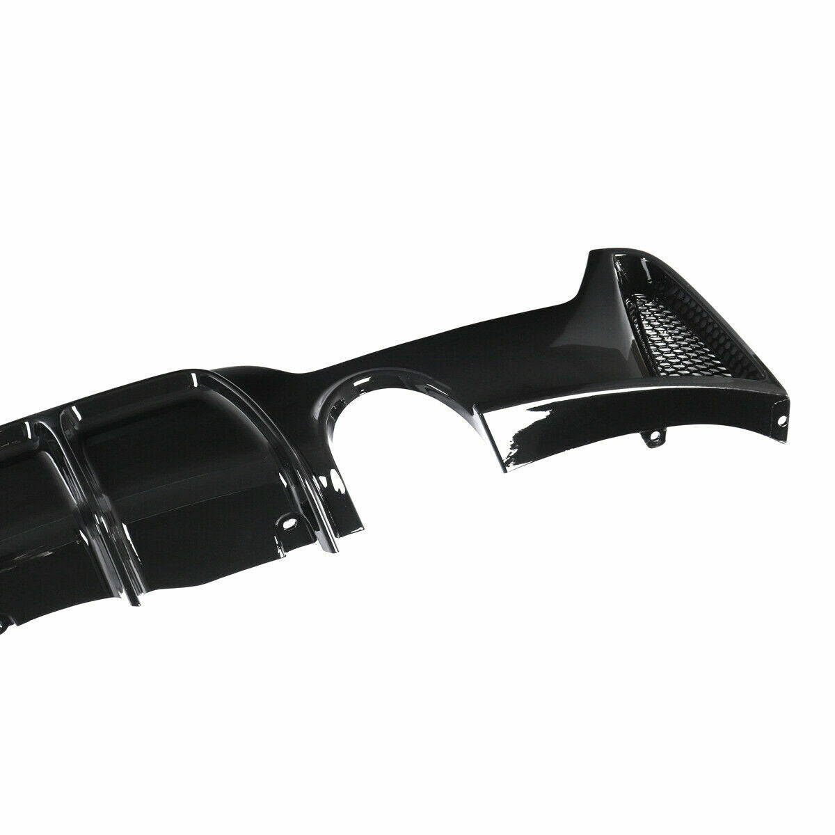 BMW F32 F33 F36 4 SERIES PERFORMANCE M SPORT REAR DIFFUSER GLOSS BLACK