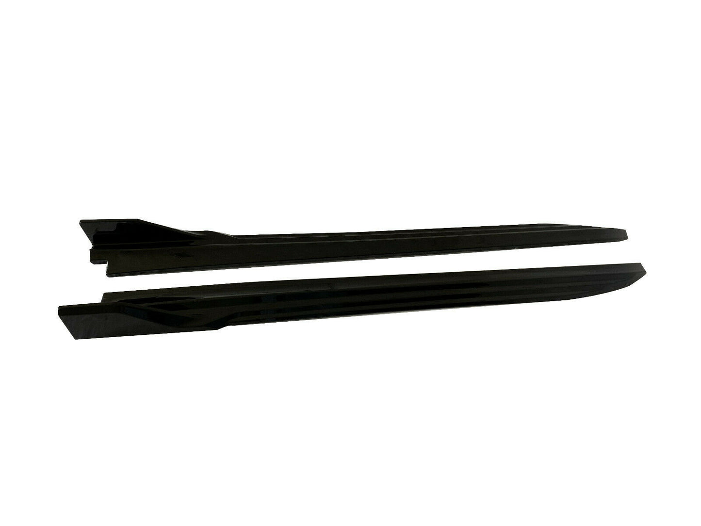 BMW X5 F15 M PERFORMANCE SIDE SKIRT SKIRTS EXTENSION BLADES GLOSS BLACK 2013-18
