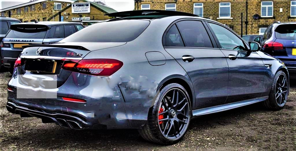 Mercedes E Class E63S AMG Style W213 Gloss Black Boot Lip Spoiler 2020plus