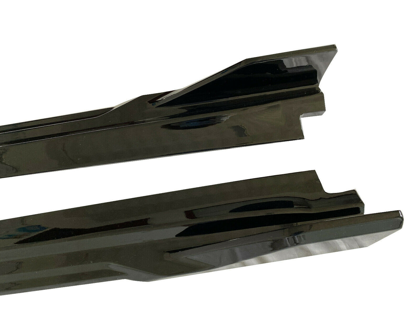 BMW X5 F15 M PERFORMANCE SIDE SKIRT SKIRTS EXTENSION BLADES GLOSS BLACK 2013-18