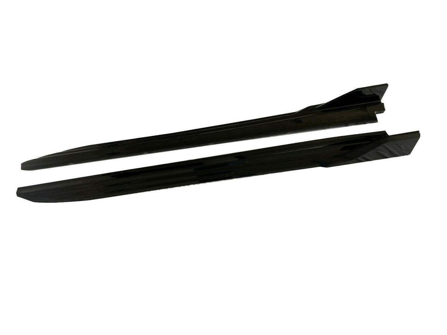 BMW X5 F15 M PERFORMANCE SIDE SKIRT SKIRTS EXTENSION BLADES GLOSS BLACK 2013-18