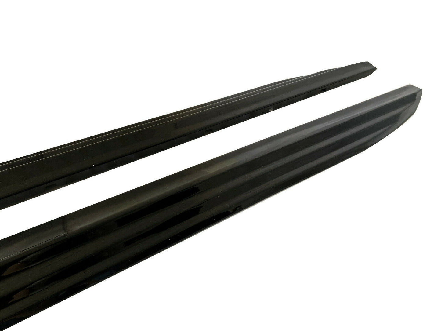 BMW X5 F15 M PERFORMANCE SIDE SKIRT SKIRTS EXTENSION BLADES GLOSS BLACK 2013-18