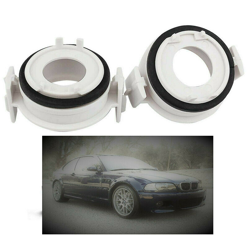 For BMW E46 E90 3 Series 2 Pieces LED H7 Headlight Retainers Holder Bulb Adapter