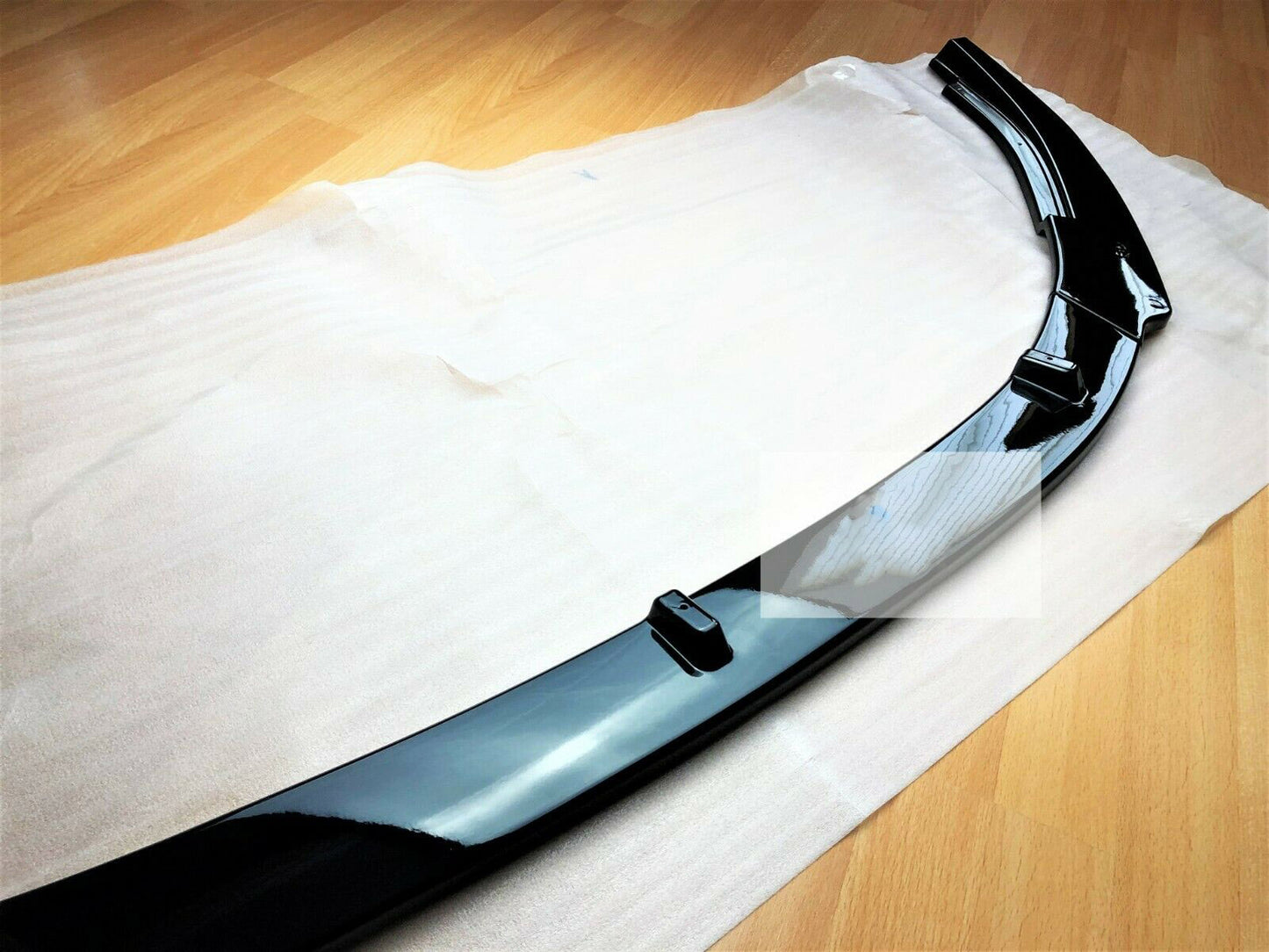 VW Golf MK6 GTD GTI Gloss Black Front Splitter Spoiler Lip Body Kit 2008-2013