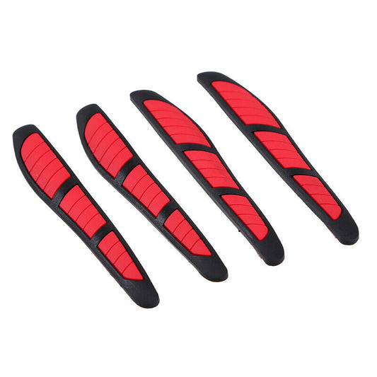 Red Car Door Protectors Reflectors Door Guards Prevent Scratches Protect Edges