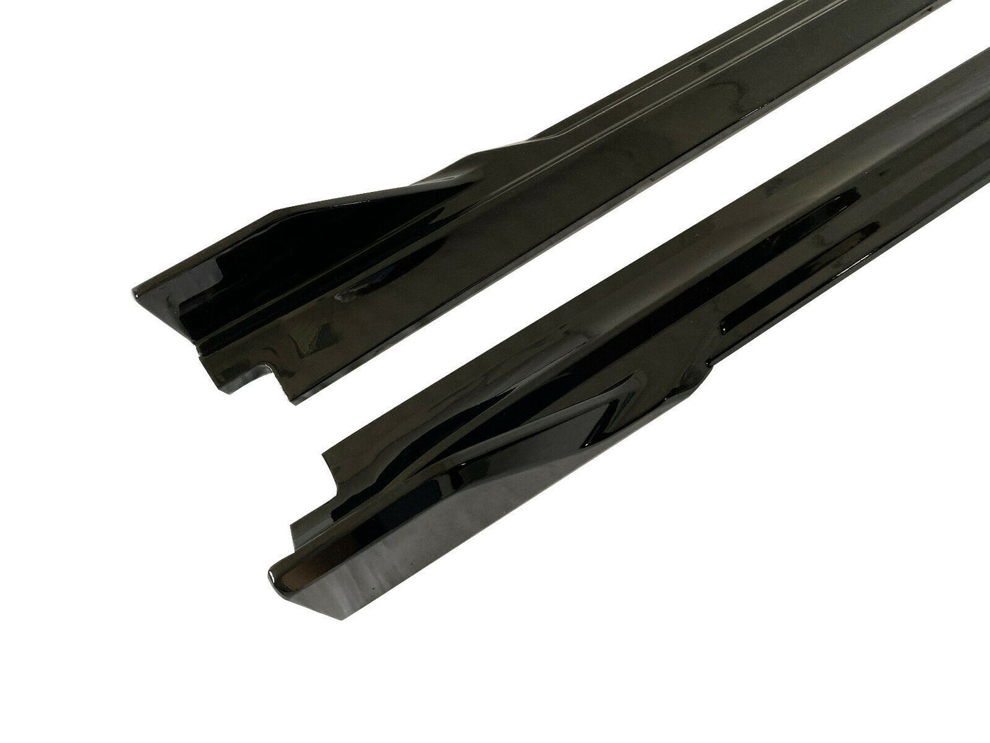 BMW X5 F15 M PERFORMANCE SIDE SKIRT SKIRTS EXTENSION BLADES GLOSS BLACK 2013-18