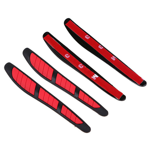 Red Car Door Protectors Reflectors Door Guards Prevent Scratches Protect Edges