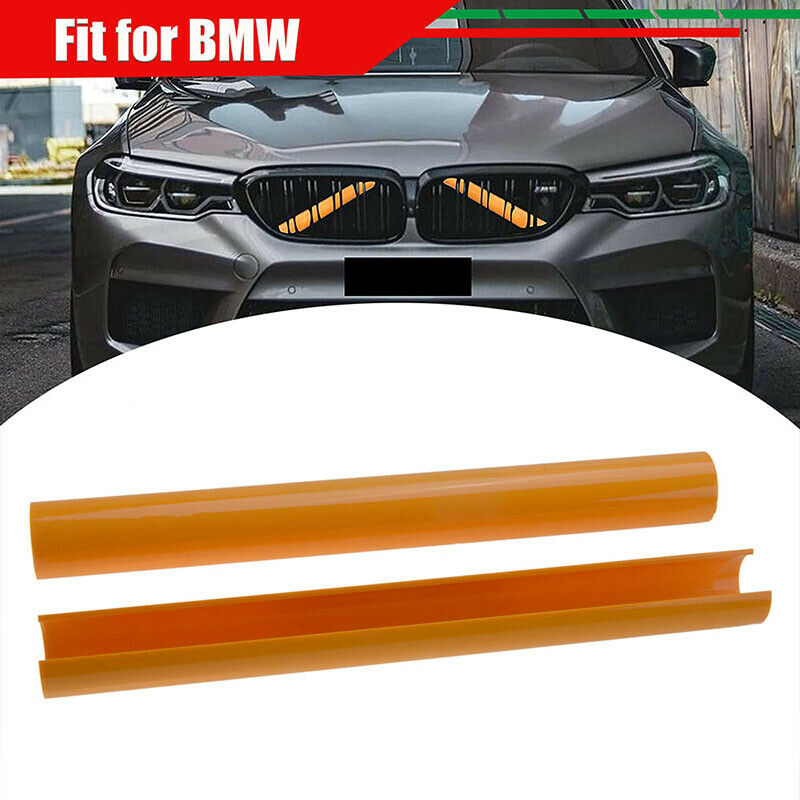 Front Grille Trim Strips Cover Yellow for BMW F30 F32 F20 F21 G20 1/2/3 series