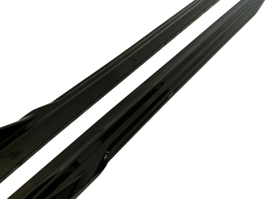BMW X5 F15 M PERFORMANCE SIDE SKIRT SKIRTS EXTENSION BLADES GLOSS BLACK 2013-18