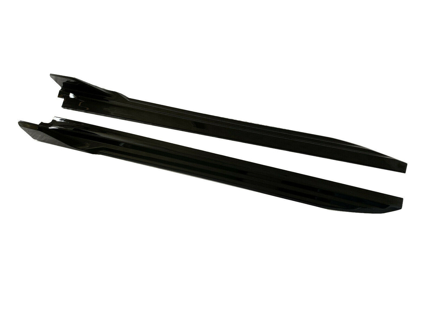 BMW X5 F15 M PERFORMANCE SIDE SKIRT SKIRTS EXTENSION BLADES GLOSS BLACK 2013-18