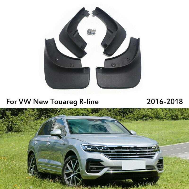 4x For VW New Touareg 2011-2018 R-Line R Line Splash Guards Mud Guards Flaps UK