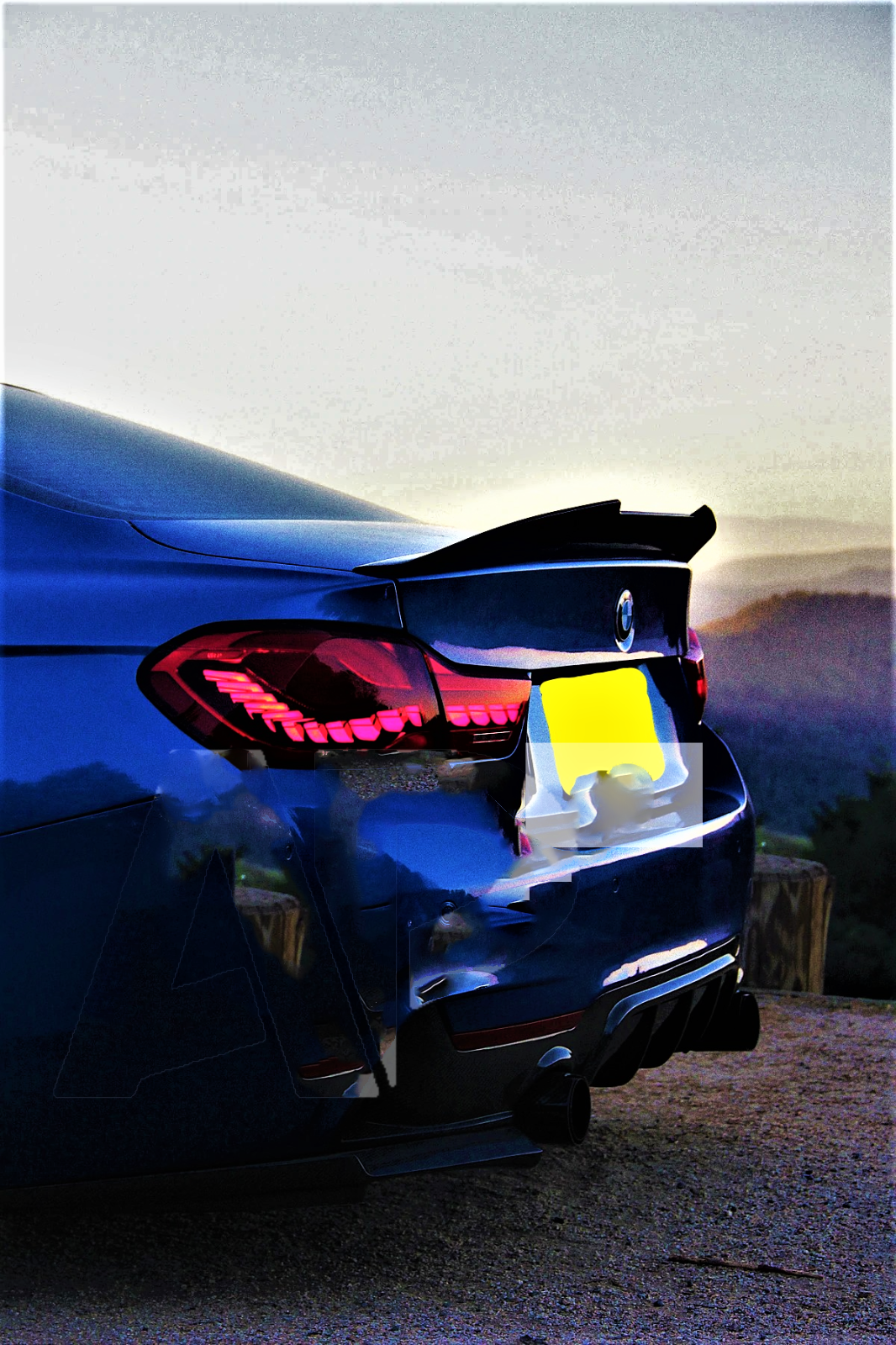 BMW M Sport 4 Series F36 Carbon Fibre High Kick PSM Ducktail Spoiler 2013-2020