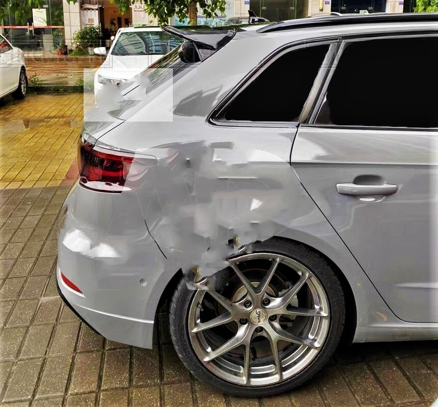 Audi S3 RS3 Look A3 8V Sportback 5 Door Carbon Fibre Roof Spoiler 2013-2020