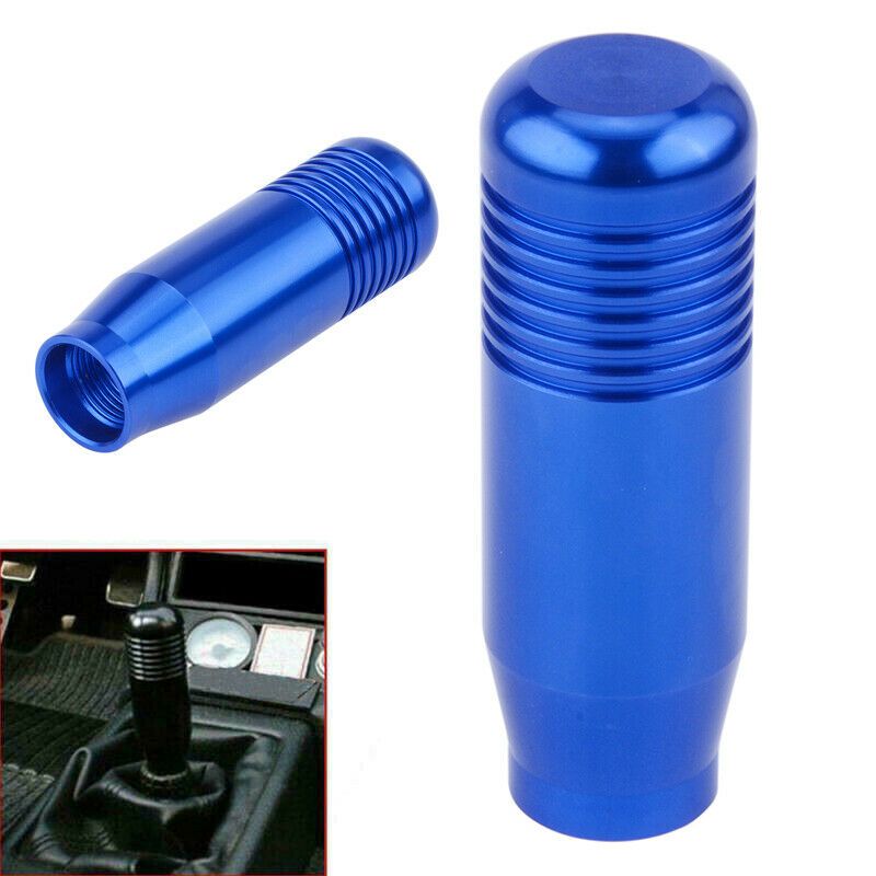 UK Universal Car Aluminum Manual Gear Stick Shift Shifter Lever Knob 85mm Blue
