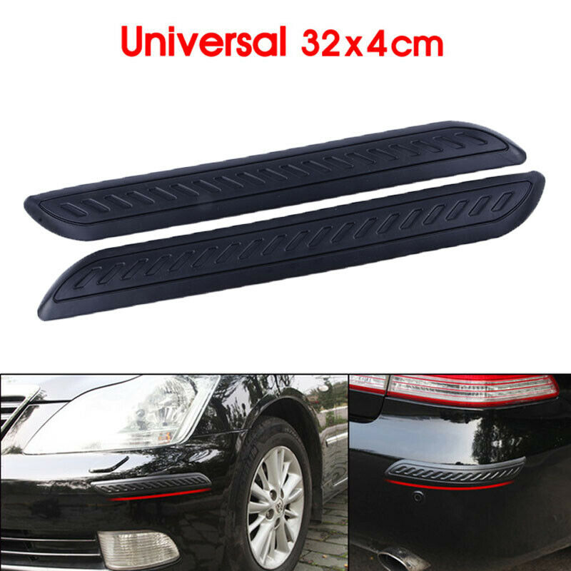 Car Black Anti-rub Strip Bumper Body Corner Protector Guard Rubber Universal