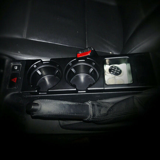 Beige Center Console Cup Drinks Holder+Coin Storage For BMW 3 Series E46 99-06