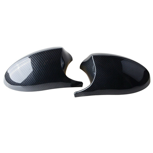Carbon Fiber Mirror Cover Cap For BMW E90 E91 E92 E93 Pre-LCI 323i 328i M3 Style