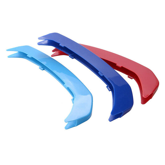 M-Power 9 Bars Kidney Grille 3 Color Cover Clips For BMW 3 Series GT F34 2013-18