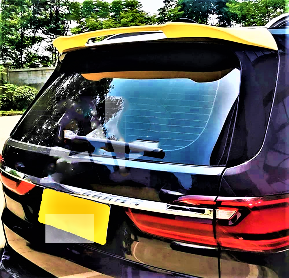 BMW M Sport X7 G07 X7M SUV Gloss Black Rear Roof Spoiler 2018+