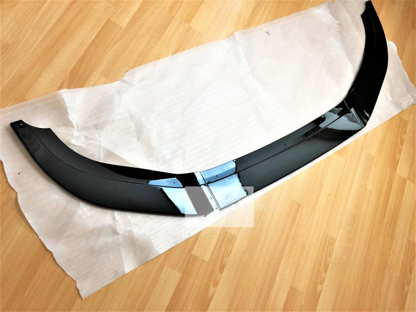 VW Golf MK6 R20 R Gloss Black Front Splitter Spoiler Lip Body Kit 2008-13