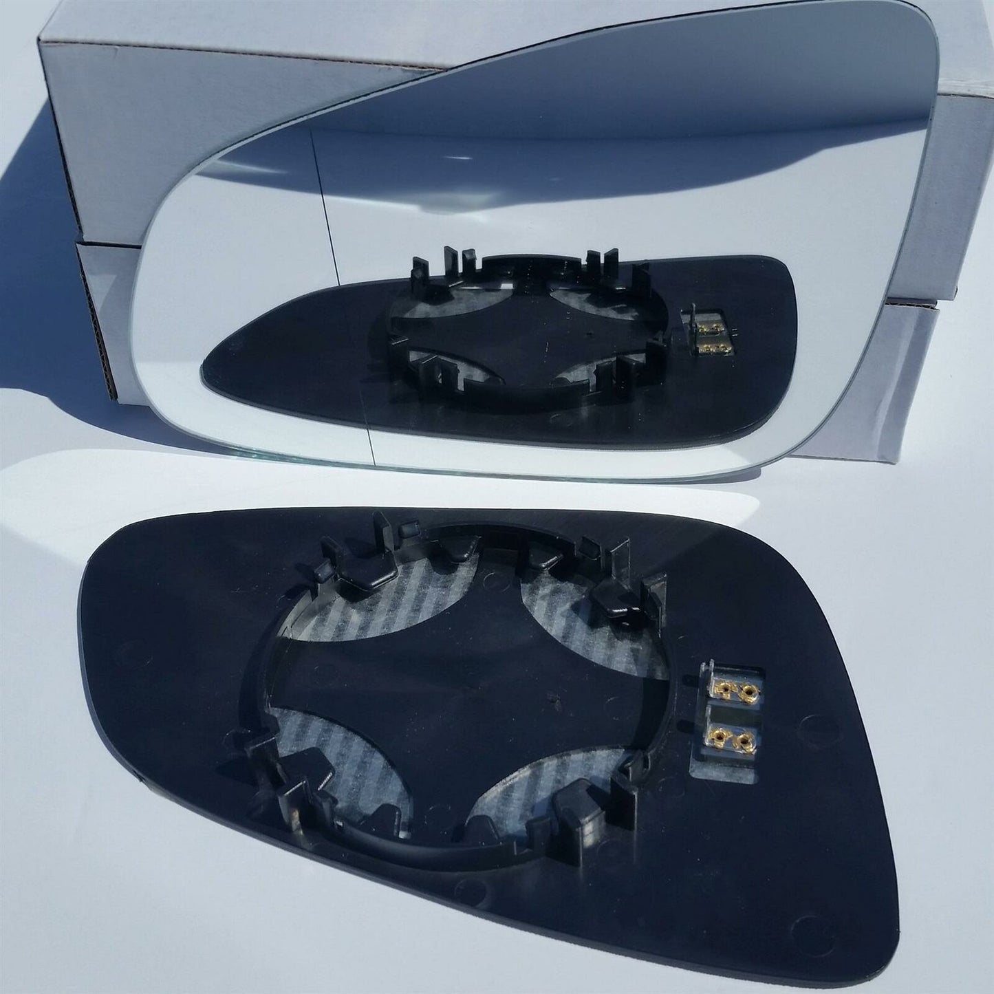 BMW M4 Left passenger side wing mirror glass 2014-2020 wide angle heated