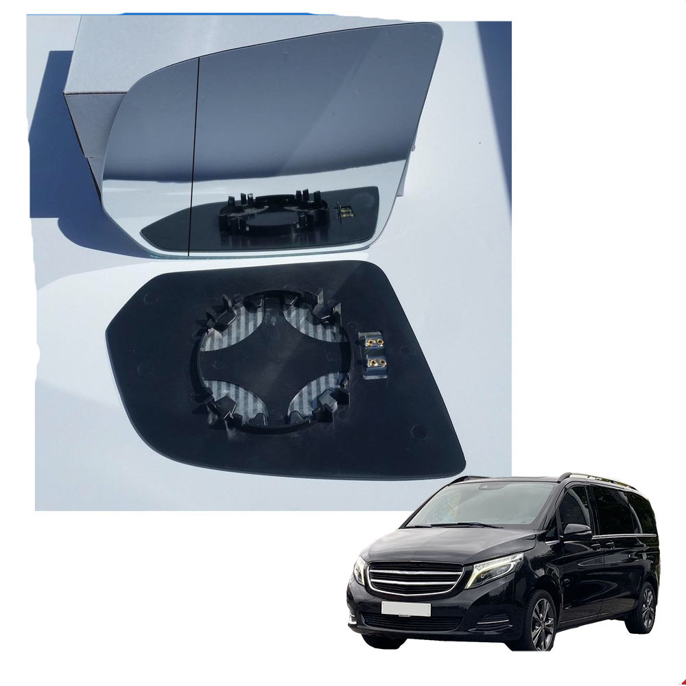 Mercedes V-Class Right Driver side wing mirror glass 2014-22 heated