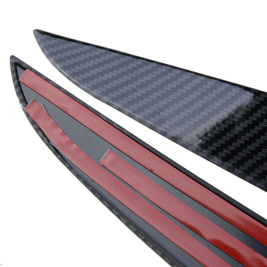 Carbon Fiber Wing Window Side Spoiler Splitter Cover Trim For BMW X3 F25 12-17