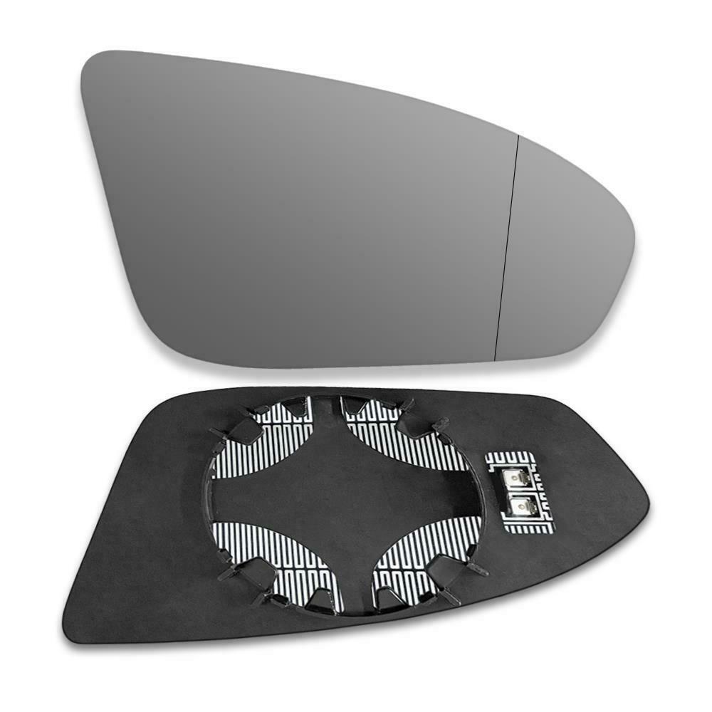 Right driver side wide angle heated wing mirror glass for BMW M5 F10 2011-16